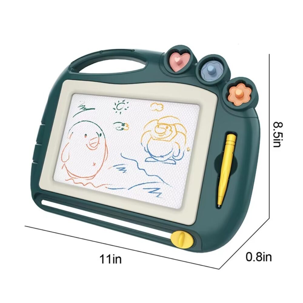 Portable Magnetic Drawing Board for Children Wordpad Magnetic Graffiti Painted Enlightenment Color Hand-Painted Baby Picture Toy