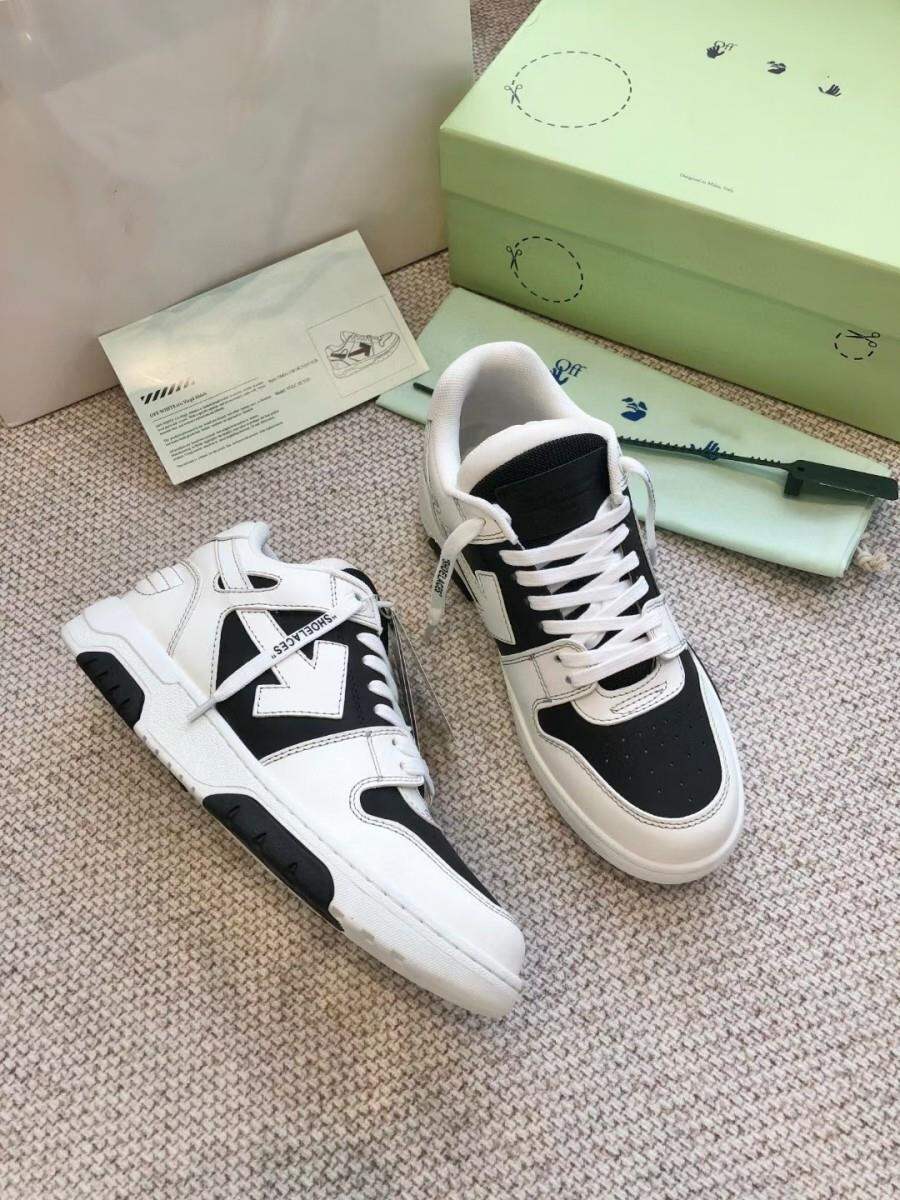 Off-White Thick-Heeled Casual Sports Shoes Unisex Fashionable Leisure Sneakers Luxury Women's Flat Footwear round Toe Mesh Inner · v10