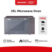 SHARP 25L Microwave Oven with Grill R-72E0(SM)