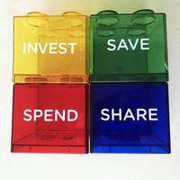 MINGRENBANG | Boys New Design Building Block Piggy Bank