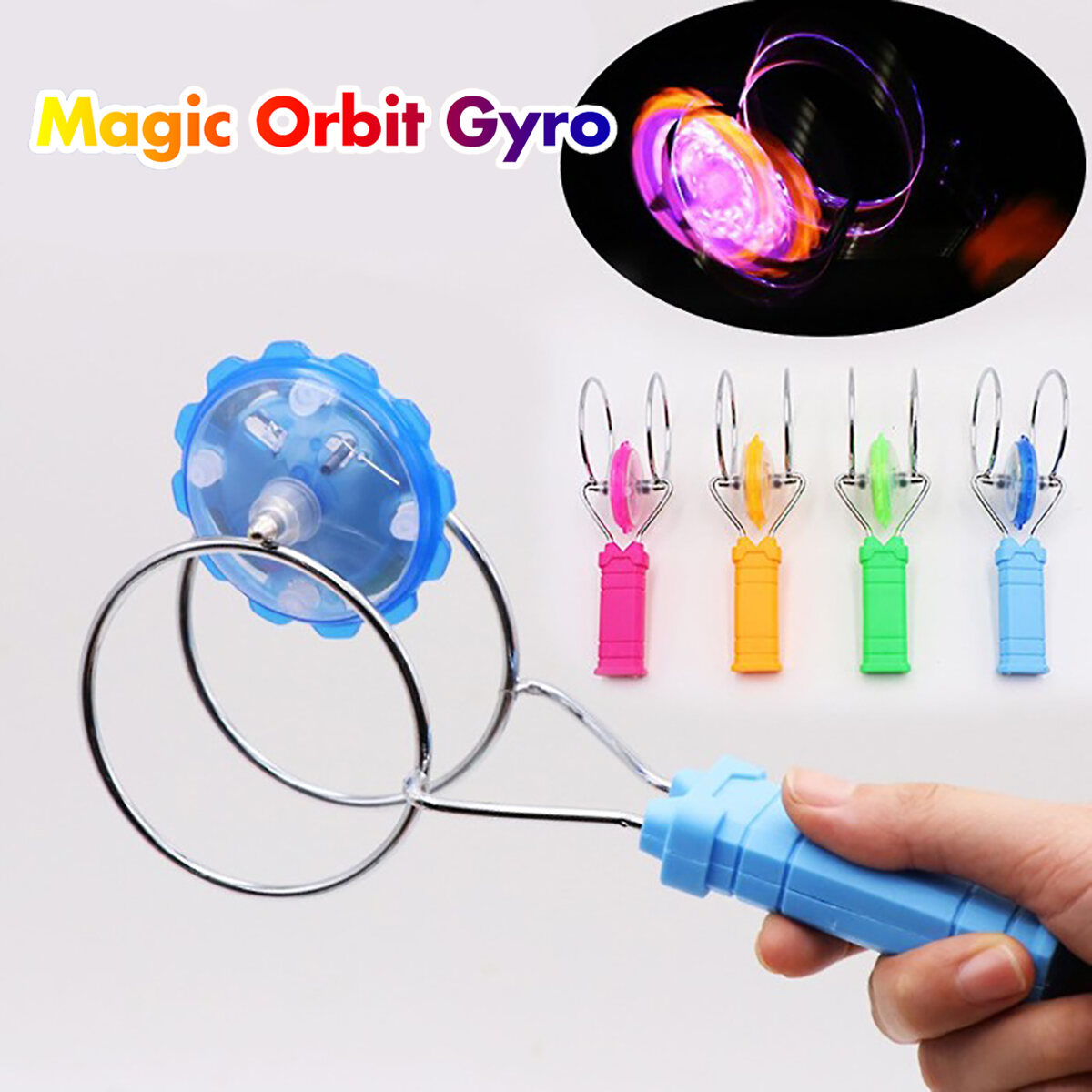 Led Light Magnetic Gyro Wheel Hand Spinner Magic Spinning Toy Spinner Toy Light Magnetic Gyro Spinning Magnet Toy Spinning Toys For Kids Toys For Kids Boy Magnetic Gyro Wheels Magnetic Gyro Led