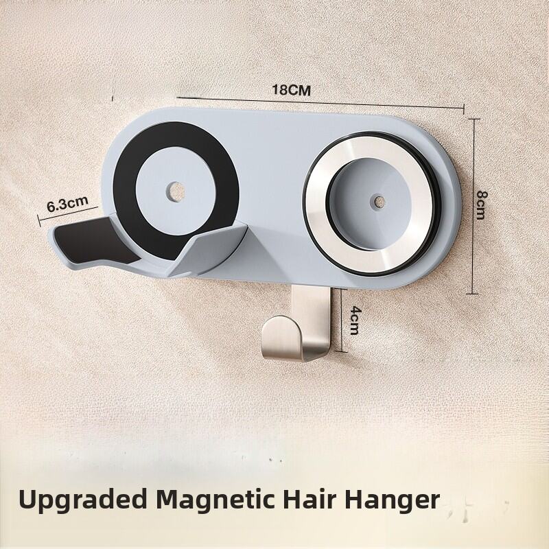 High-Speed Hair Dryer Magnetic Absorption Holder Wall-Mounted No-Punching Design Suitable for Philips  Coixue Leifeng Bathrooms. 