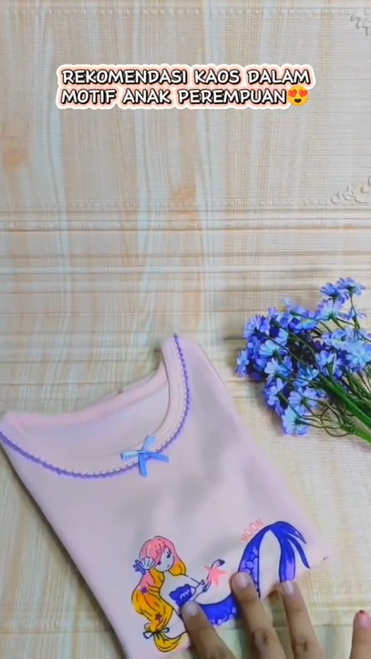 EFBJA013 Singlet Pakaian Dalam Anak Perempuan Kaos Kutang Cewek