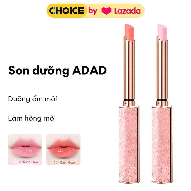 Son Dưỡng Môi Căng Mọng Mềm Mại ADAD Chiết Xuất Hoa Hồng Và Mật Ong Lên Màu Cực Xinh (MỚI) A244
