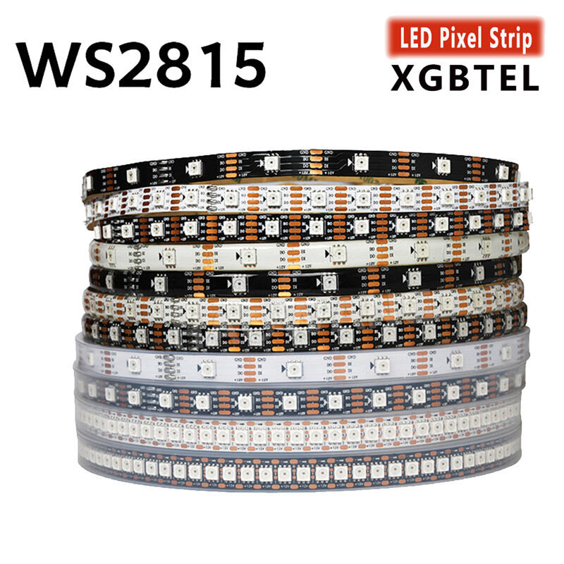 Smart Control RGB LED Strip Light 12V Continuous Display Despite Breaks Individual Pixel Control
