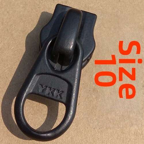 YKK Matte Waterproof Zipper No.5 No.10 Bag Reverse Use Zipper Code with YKK Pull Head Rope Home Fabric Sewing DIY Accessories