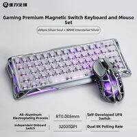 Gravastar | Magnetic Mechanical Gaming Keyboard with Full Aluminum UFO Switches