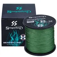 Sougayilang 300M 500M 1000M Multifilament Fishing Line 7-30lb Max Power 9 Strands PE Fishing Line Carp Fishing Line Tool Pesca