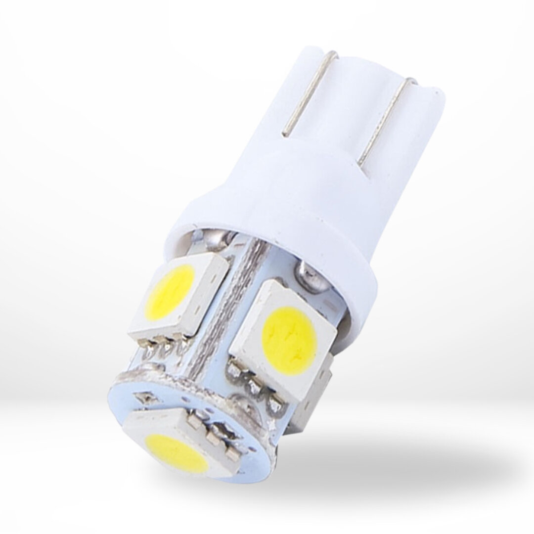 Lampu LED T10 5050 5SMD Hijau Merah Biru Kuning 12V isi 2 Pcs | Lampu Motor Mobil | Aksesoris Kendaraan | COD Harga 7,087 rupiah*Gratis Ongkir