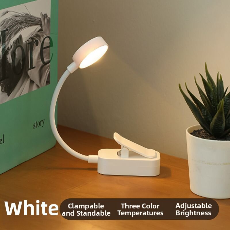 Portable Rechargeable Clip-on Reading Light