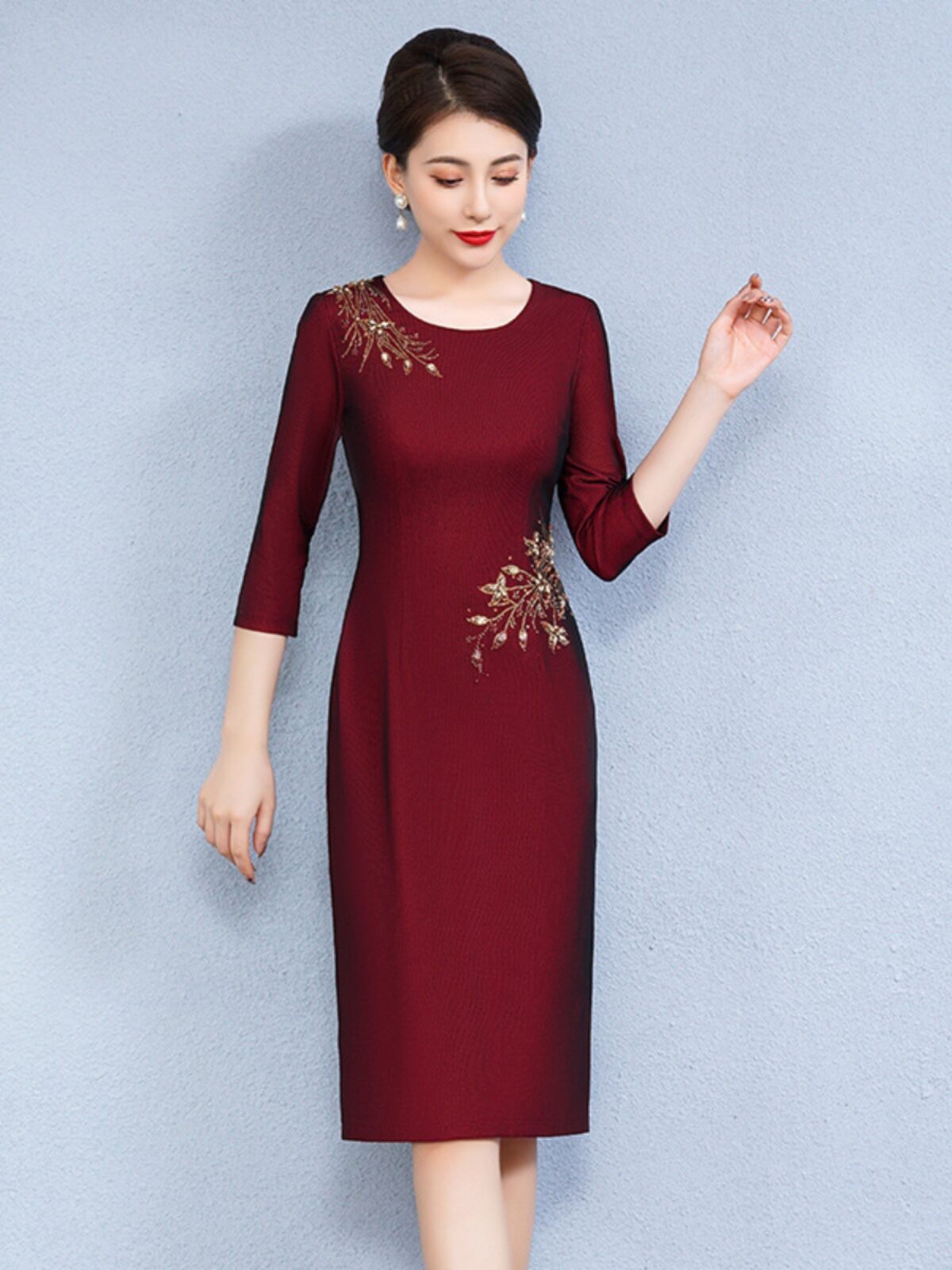 sachin and babi light blue dress Elegant Dresses For Older Ladies Plus Size Party Dress For Older Ladies  Formal Wear Party Dresses