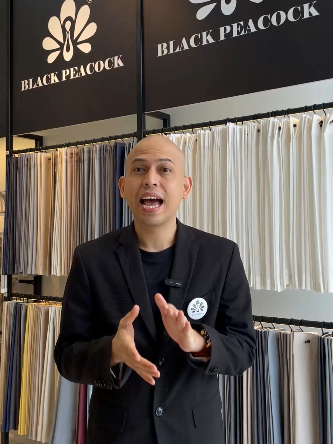 BlackPeacock【Ready Stock】Blackout Curtain/Langir Pintu/Langsir Pendek/Short Curtain/Sunblock Langsir
