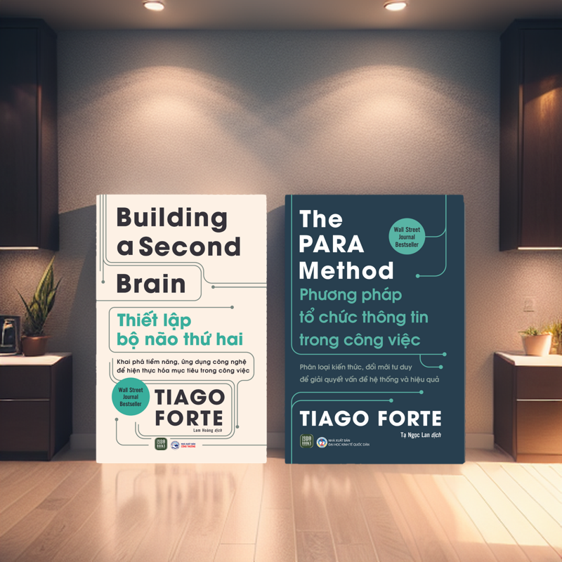 Combo Sách - Building A Second Brain (Thiết Lập Bộ Não Thứ 2) và The Para Method (Phương pháp tổ chức thông tin trong công việc) - Tiago Forte Giá 163,930 Đồng*Miễn phí vận chuyển