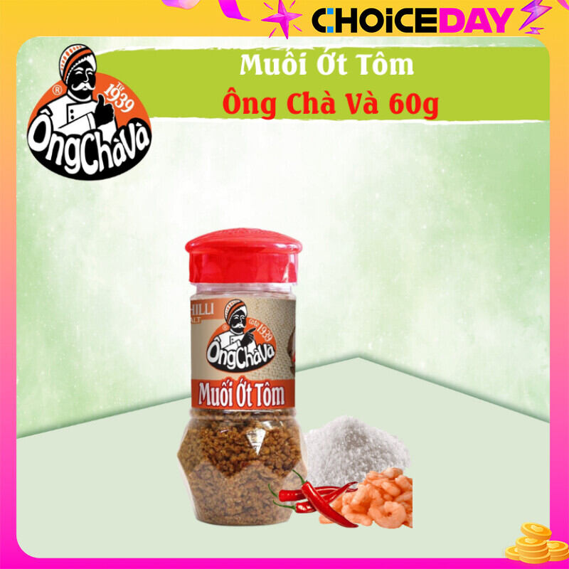 2 hủ muối ớt tôm ông chà và 60g - muối tôm