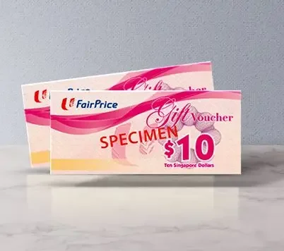 NTUC Fairprice Physical Vouchers $10 (Min $50 Order and choose Postal Mail as delivery option)