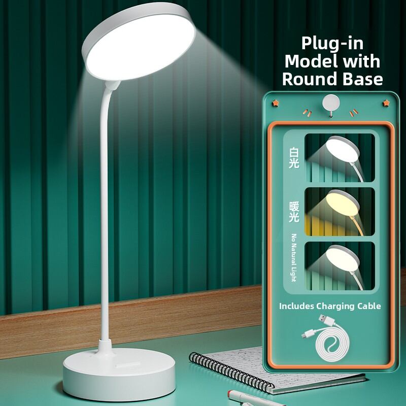 Eyesight Protection Book Clip Desk Lamp Student Dormitory Clip-On Bedside Touch Charging Night Light Super Long Battery Life