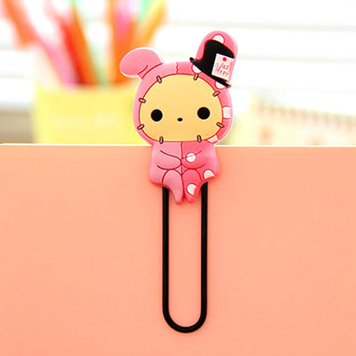Cute Metal Bookmarks Gift Small Prize for Childrens Day Large Paper Clip Bookmarks Cartoon Style Independent Packaging for Boys And Girls