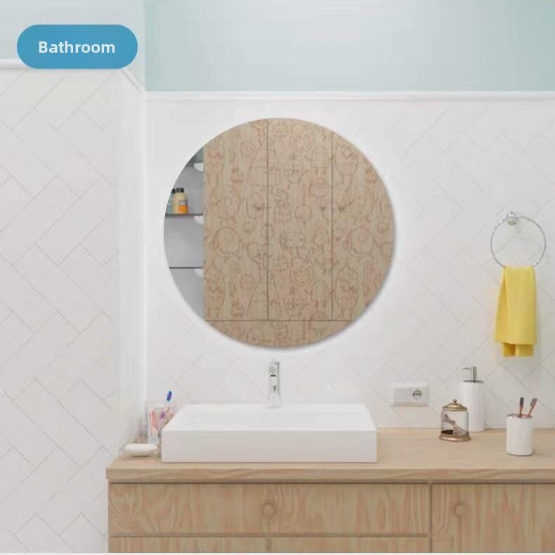 Self-Adhesive Full-Length Mirror for Home Acrylic Sheet 1 Piece