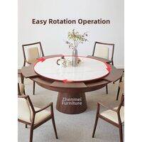 yishujia office | Adjustable Extendable Rotating Dining Table