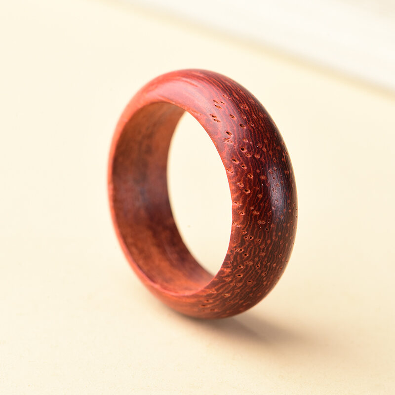 Natural Sandalwood Ring A Pair Of Men And Women Couple Ethnic Style ...
