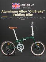 Raleigh | Ultra-light Portable Folding Bicycle 20 22 Inch Aluminum Frame for Adults Women Commuter Bike Easy Storage Lightweight Design