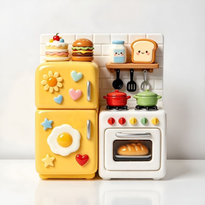 3D Resin Fridge Magnets Creative Souvenirs Magnetic