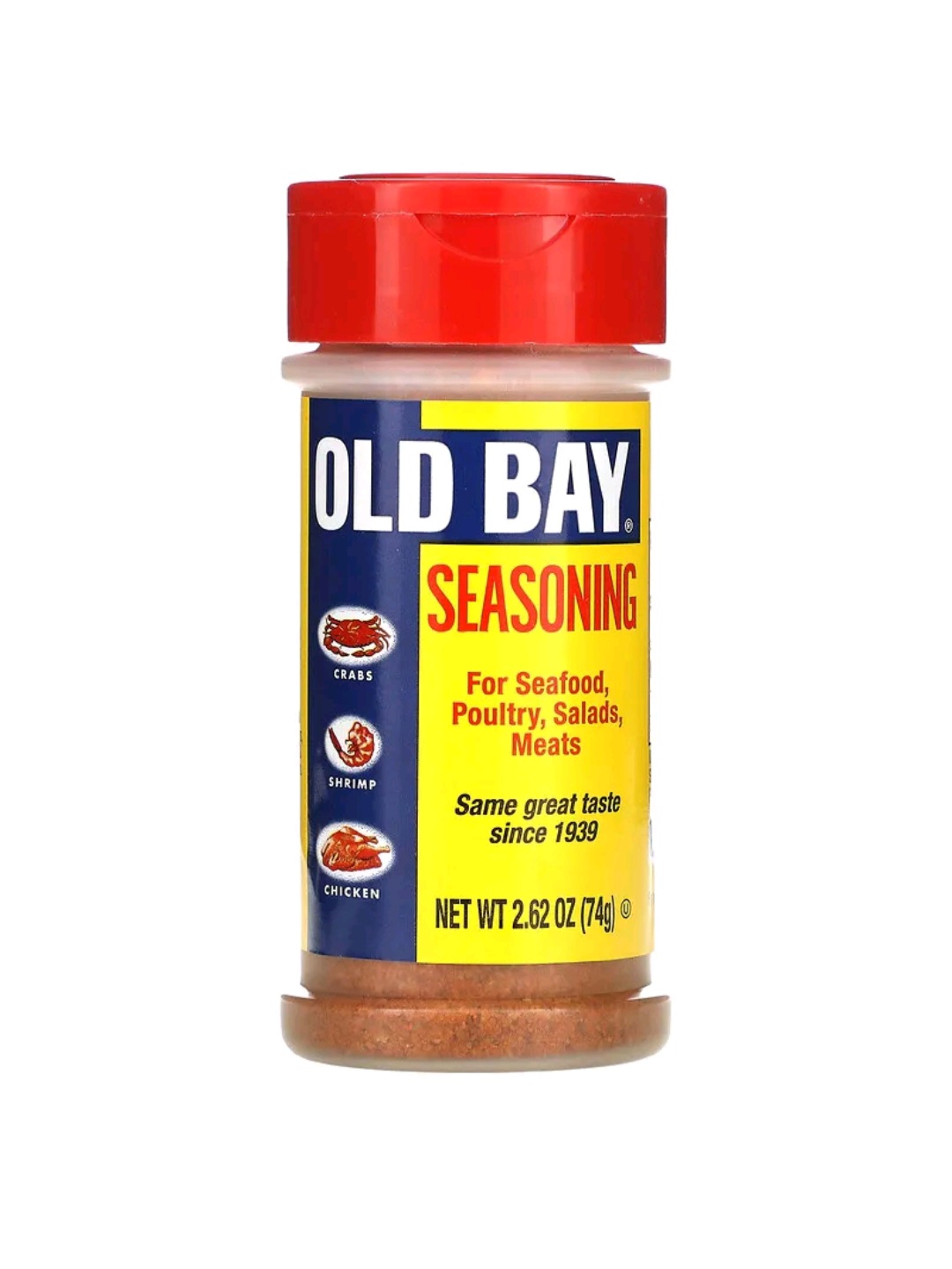 Old Bay, Classic Seasoning, 2.62 oz (74 g)