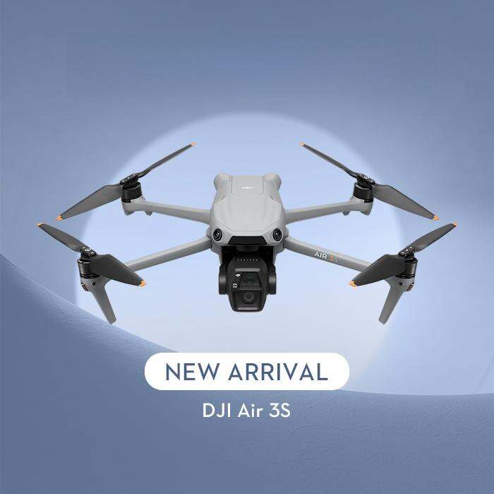 DJI Air 3S Camera Drone – 1 Inch CMOS Sensor, Dual Primary Cameras, Omnidirectional Obstacle Sensing, and Next-Gen Smart RTH ราคา 43,900 บาท*ส่งฟรี