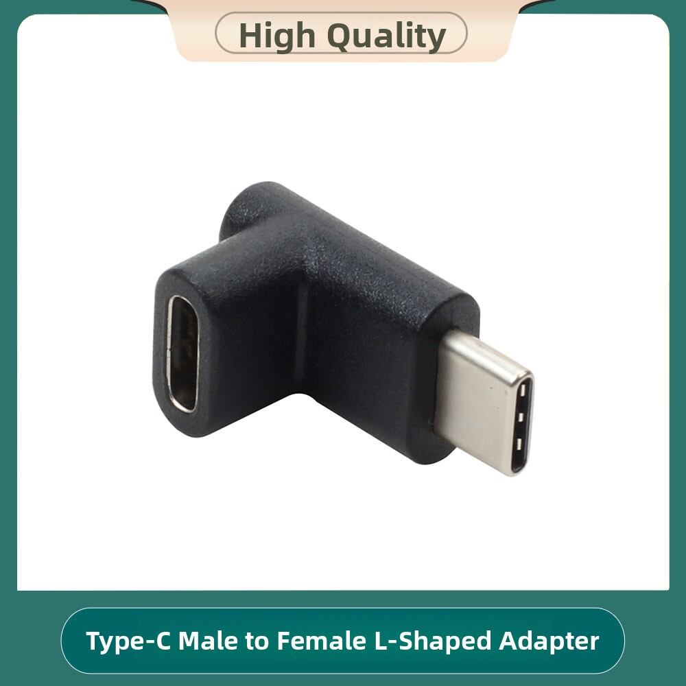 Usb Cable Bending USB-C Male to Female Adapter Cable Bend 90 Degrees up down Data Line ...