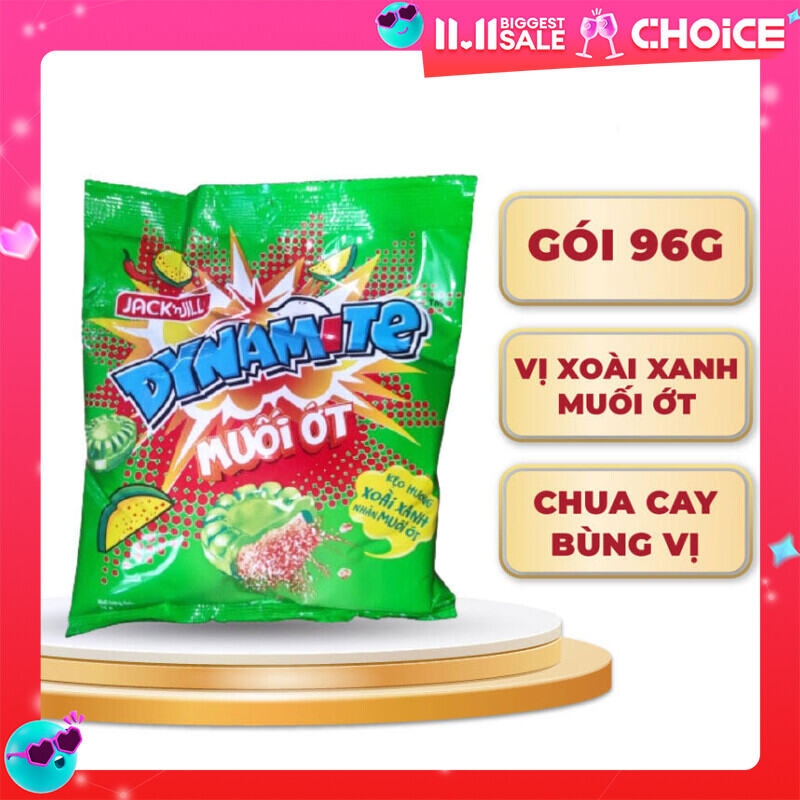 Kẹo Dynamite Vị Xoài Muối Ớt - Gói 96g