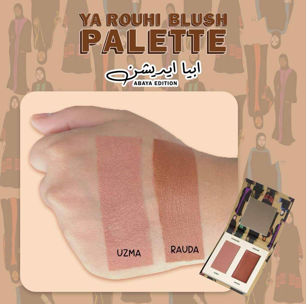 SOBELLA YA ROUHI BLUSH POWDER & CREAM BLUSH PALETTE. 