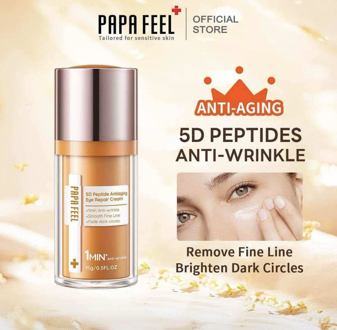 Papa Feel Anti-Wrinkles 5X Ceramide Barrier Moisturizer & 5D