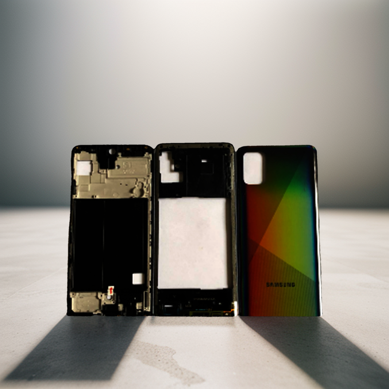 Samsung Galaxy A51 Rear Complete Body Casing Housing Replacement - Black. 