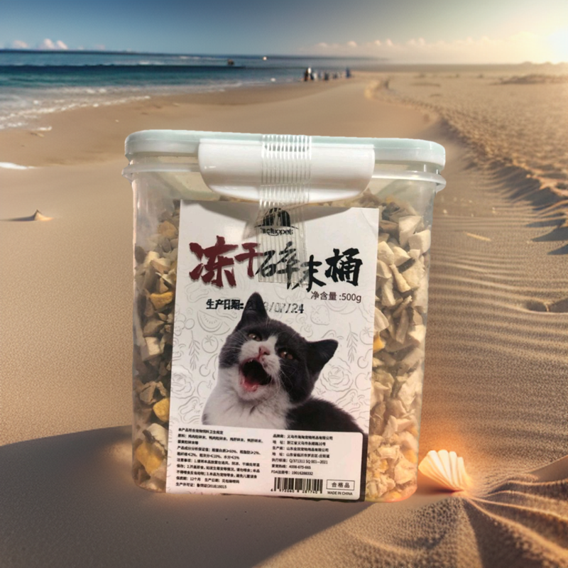 Hạt Thịt sấy khô cho mèo mix hỗn hợp