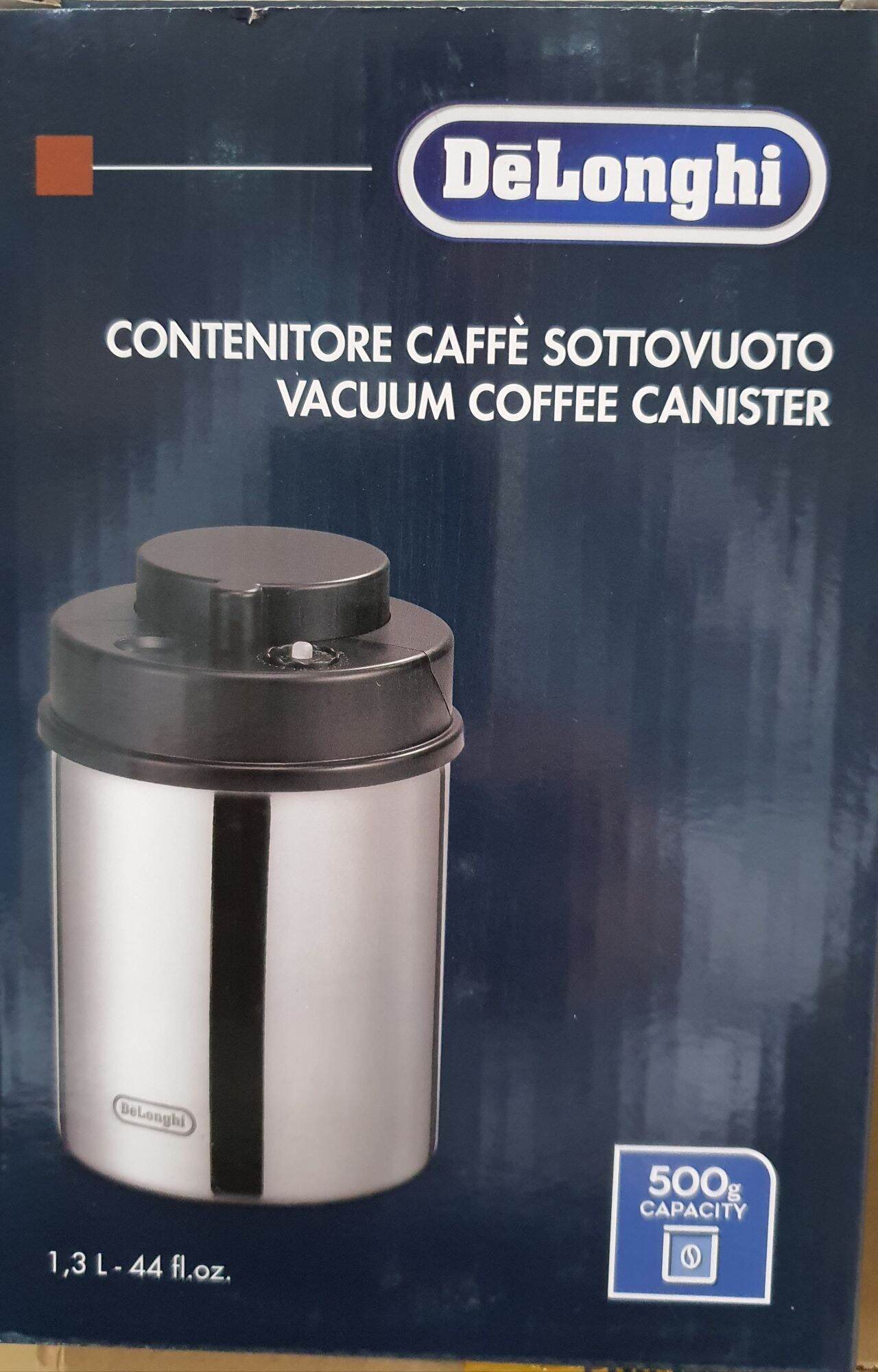 Delonghi Vacuum sealed coffee canister 1.3L Barista tools coffee