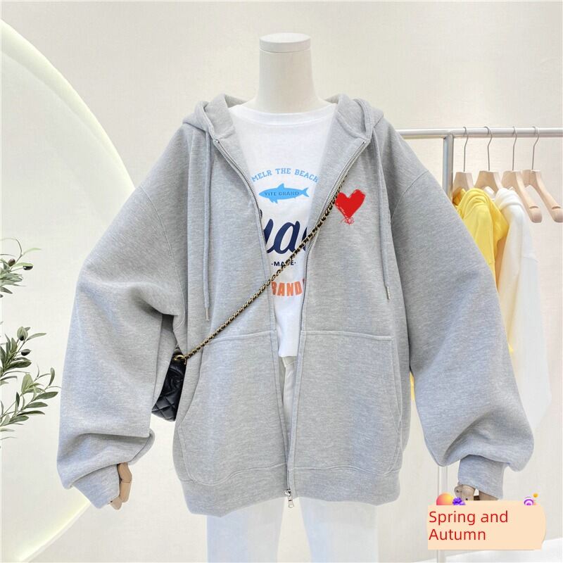 zipped fleece cardigan