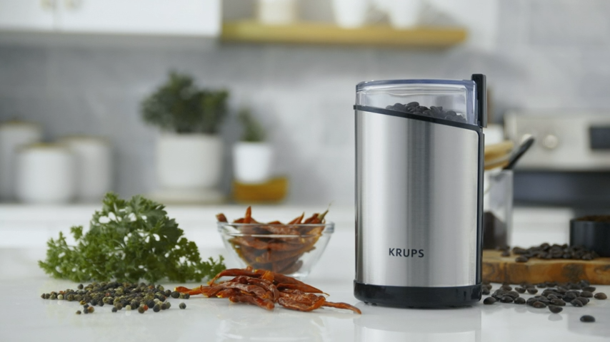 Krups One-Touch Coffee and Spice Grinder 12 Cup Easy to Use, One Touch  Operation 200