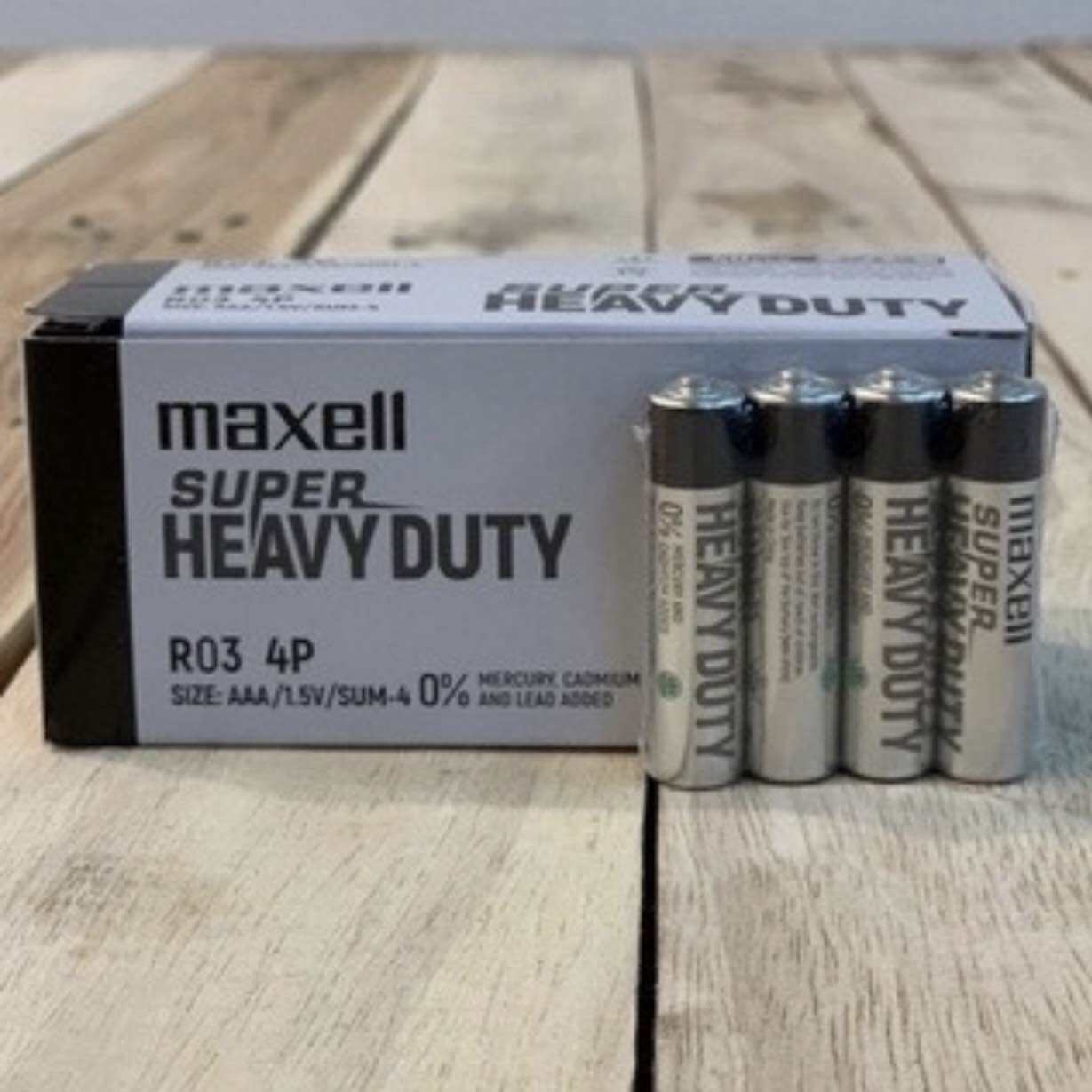 40pcs Maxell Super Heavy Duty, Maxell Super Power Ace Red Black AA / AAA Shrink Pack. 