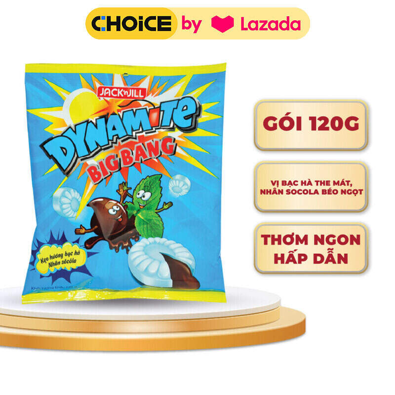 Kẹo Dynamite BigBang Vị Socola Bạc Hà - Gói 120g