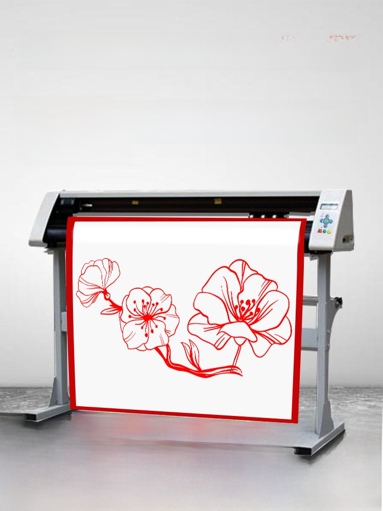 Red Sail 1360 Type Vinyl Cutters Diatom Ooze Flower-Carving Machine Carving Machine Adhesive Wall Sticker Reflective Film Cutter Sign Making Machine. 