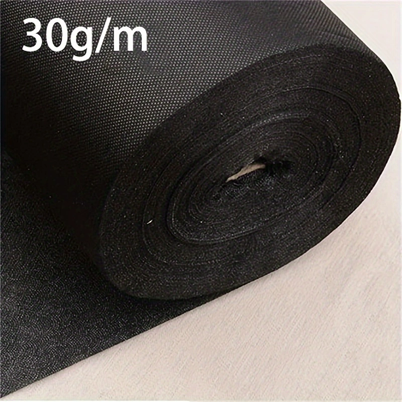 2meter(1.09yard) Lightweight Non-Woven Fusible Interlining Fabric Apparel Sewing DIY Accessory 30g/m