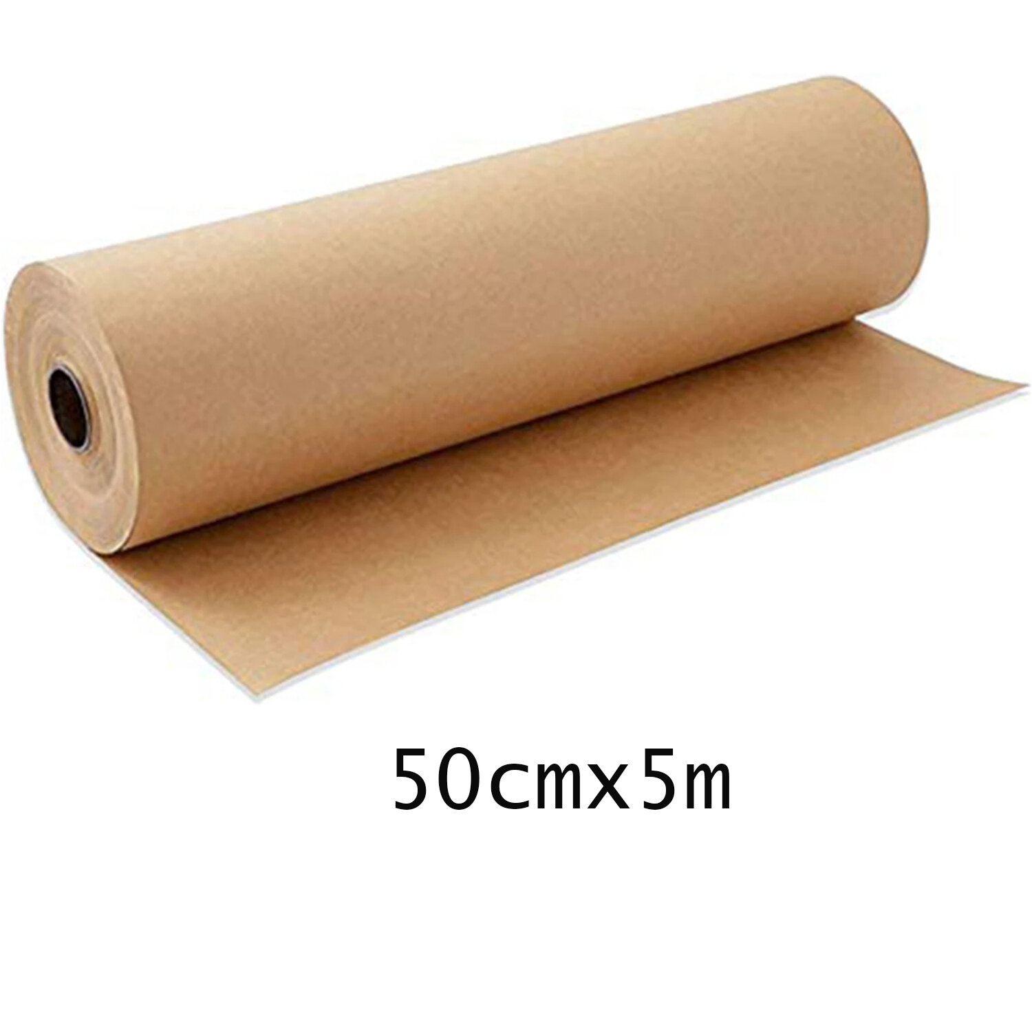 Brown Kraft Paper 5M Roll Ideal for Gift Wrapping Art & Craft Postal Packing Shipping Floor Covering Parcel Table Runner
