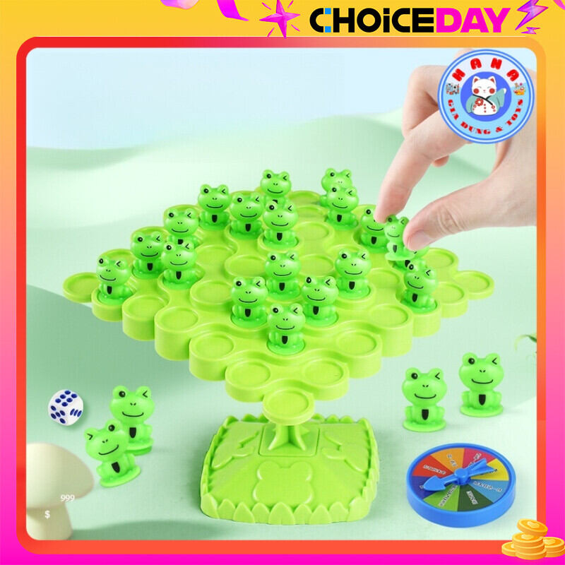 Đồ Chơi Ếch Cân Bằng Xếp Hình Cây Cân Bằng Hình Chú Ếch Dễ Thương Cho Bé Trai Bé Gái - Hana Kidtoys