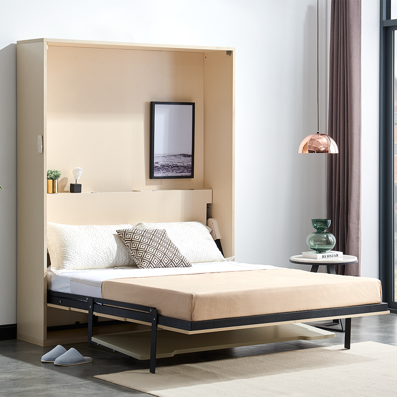 Electric Invisible Bed Small Apartment Living Room Wall Bed Folding Bed