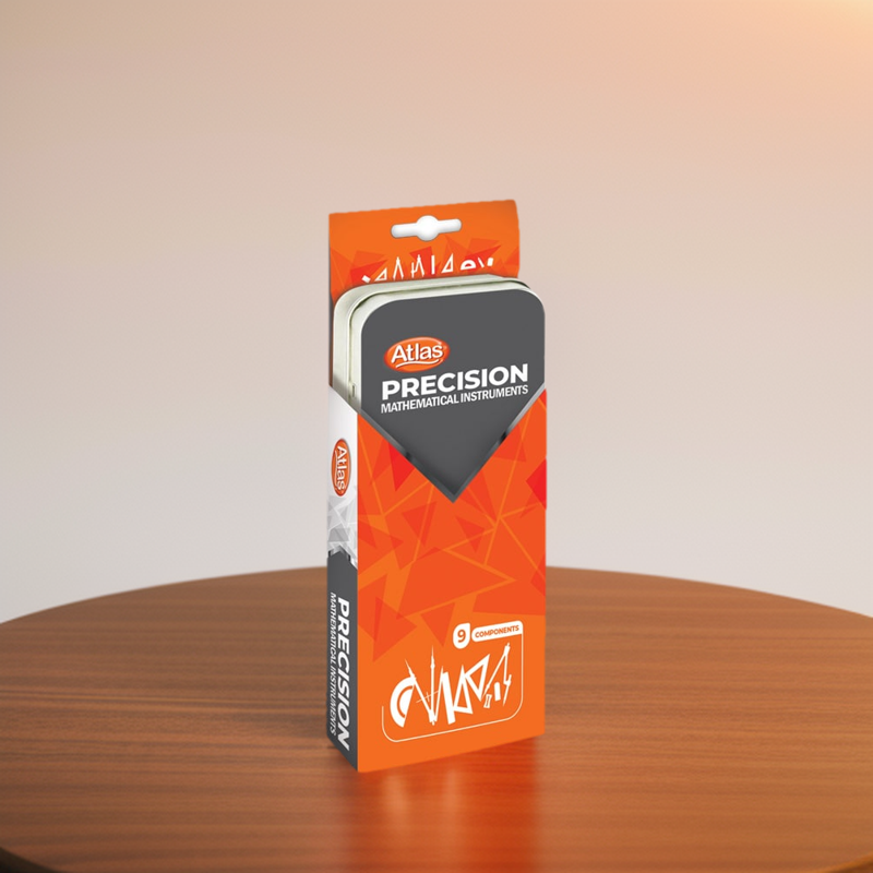 Atlas Metal Geometry Set - 9pcs Set. 