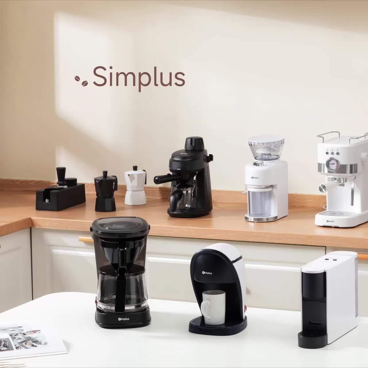 Simplus Semi-Automatic Coffee Machine Electric Espresso Coffee
