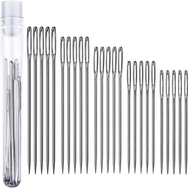 OME | DIY Large-Eye Dull Round-Tip Darning Needles for Knitting