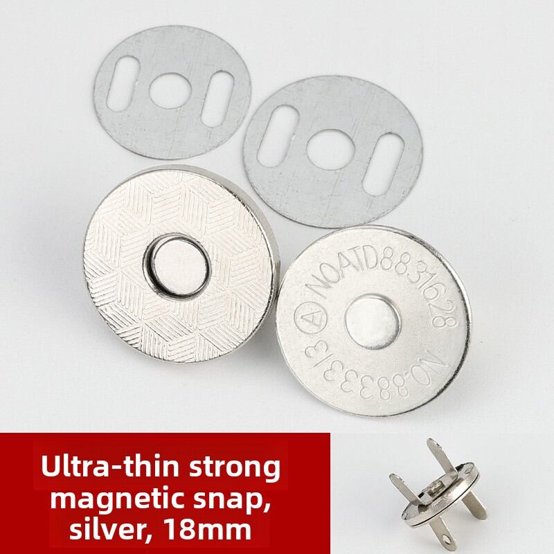 Invisible Strong Magnetic Button No Sew Hand Sewn Plum Blossom Magnet Button for Bags round Box Powerful Hidden Fastener