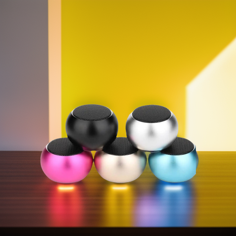 Mini Bluetooth Wireless Speaker Coin Size Small BT Speaker Super Loud ...