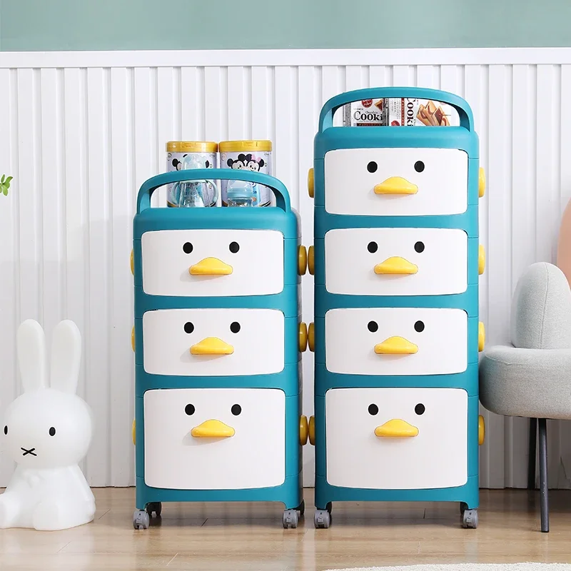Children 'S Toy Storage Cabinet Drawer Plastic Gap Household Snack Locker Baby And Infant Organizing Rack
